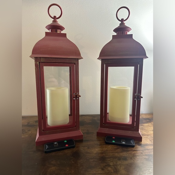Candle Impressions - Indoor/Outdoor Tabletop Lantern 17" Flameless Candles - Picture 1 of 3